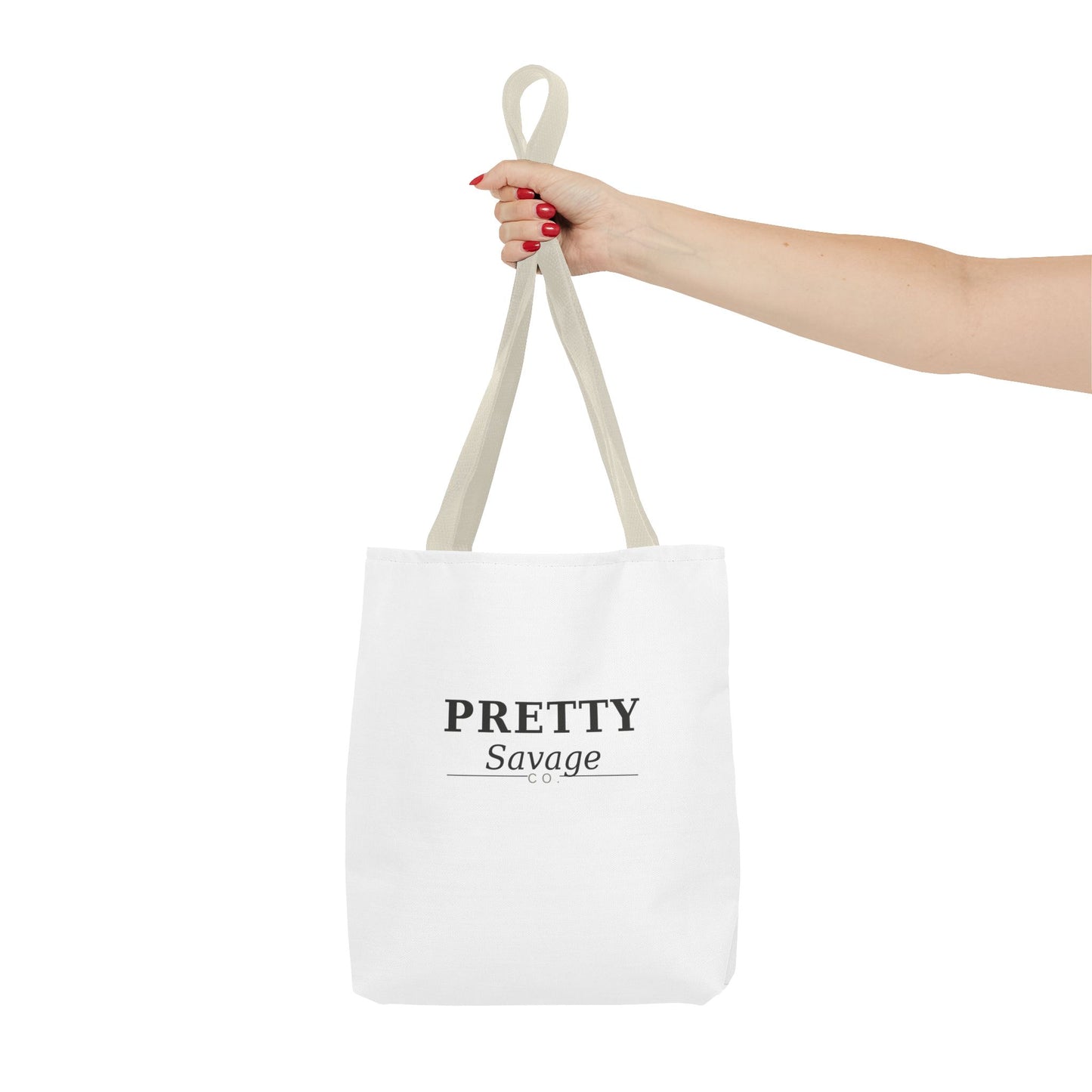 Pretty Savage Tote Bag – Minimal Chic Canvas Beach & Everyday Carry