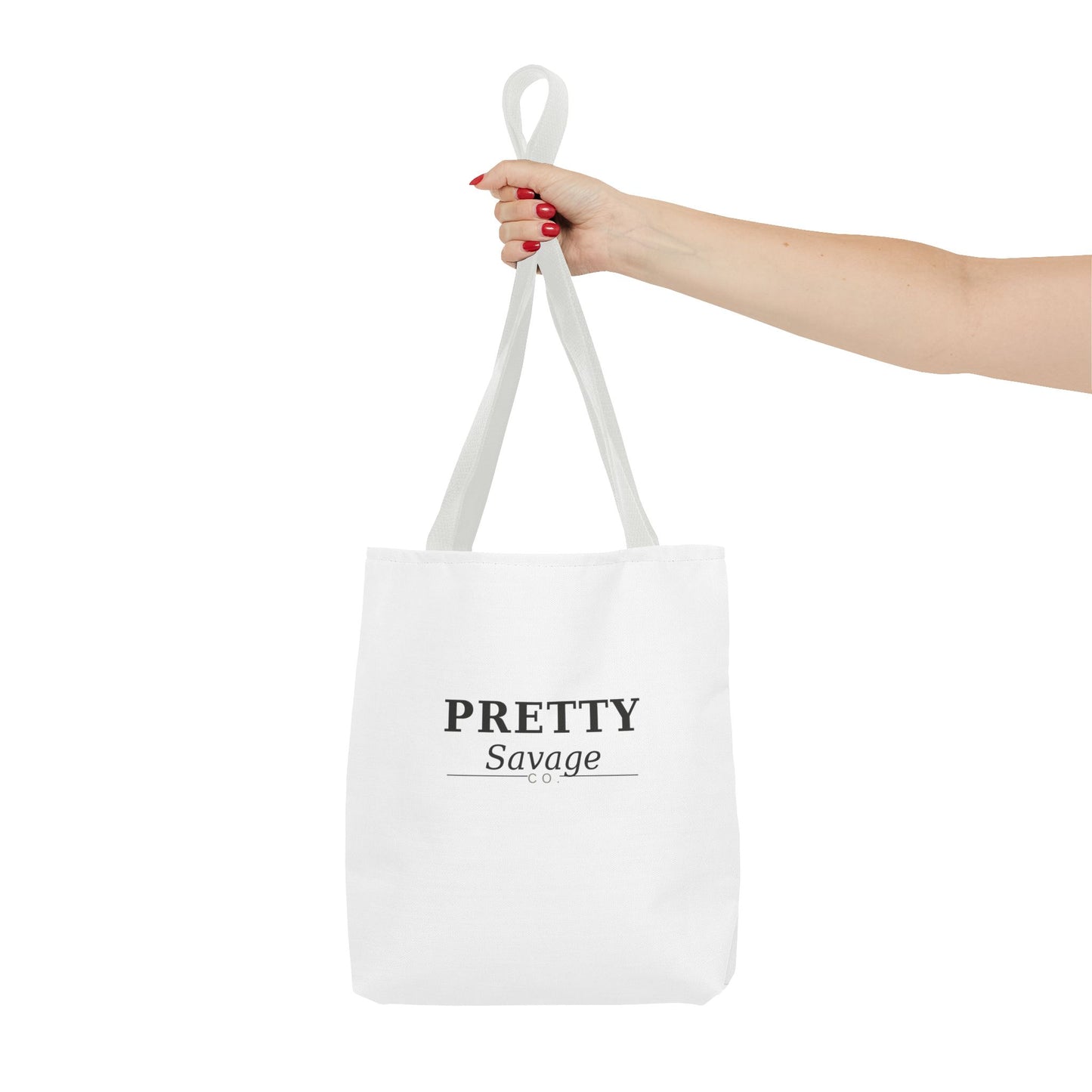 Pretty Savage Tote Bag – Minimal Chic Canvas Beach & Everyday Carry