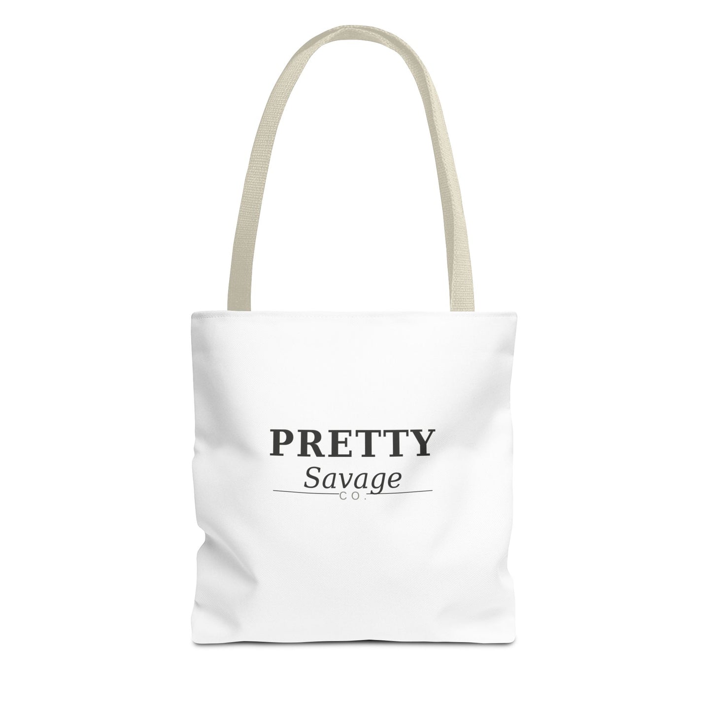 Pretty Savage Tote Bag – Minimal Chic Canvas Beach & Everyday Carry