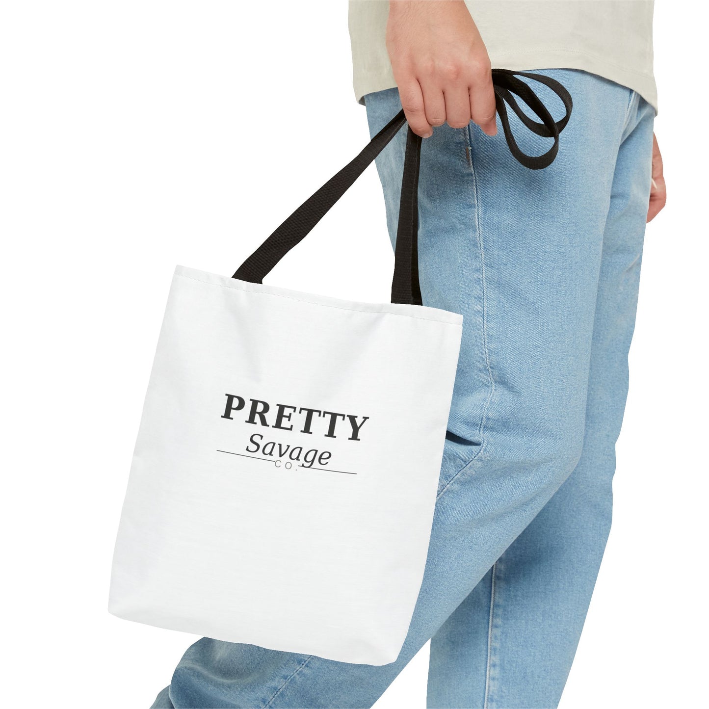Pretty Savage Tote Bag – Minimal Chic Canvas Beach & Everyday Carry