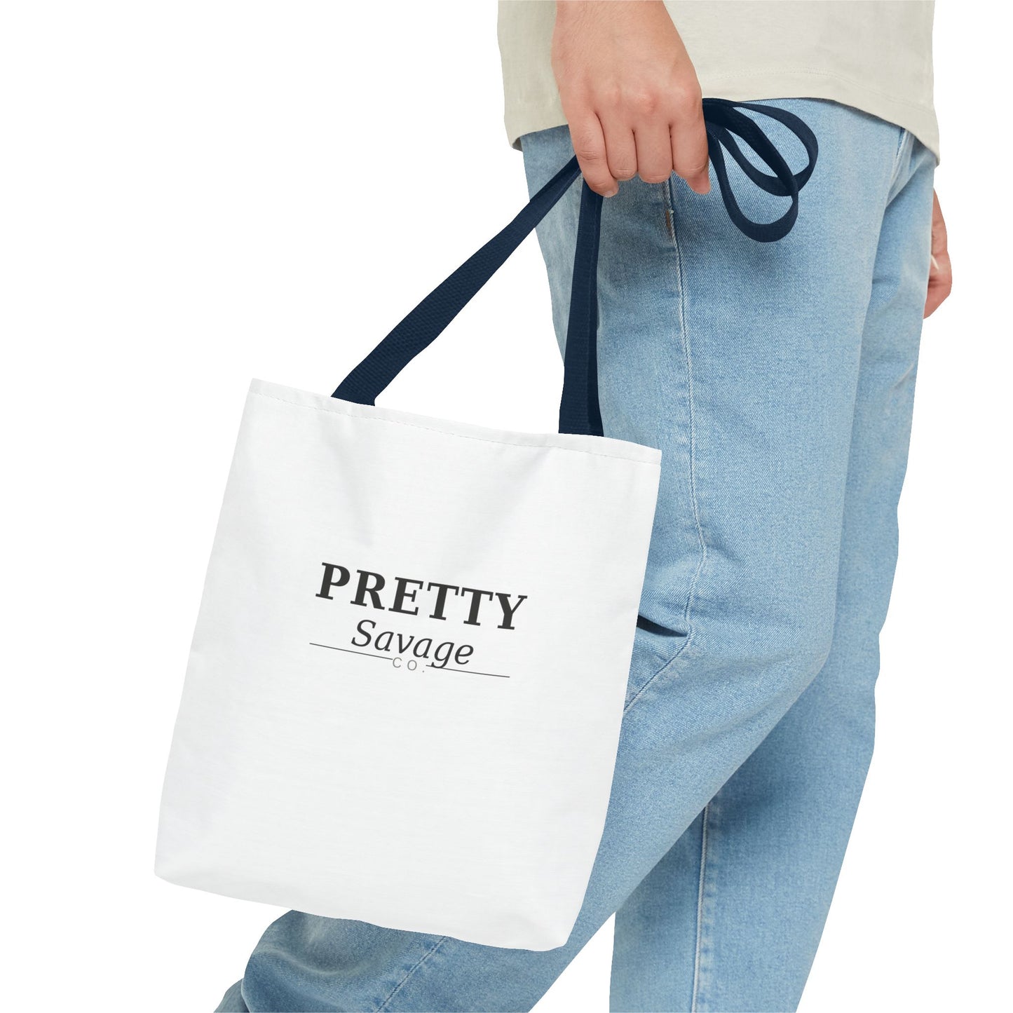 Pretty Savage Tote Bag – Minimal Chic Canvas Beach & Everyday Carry