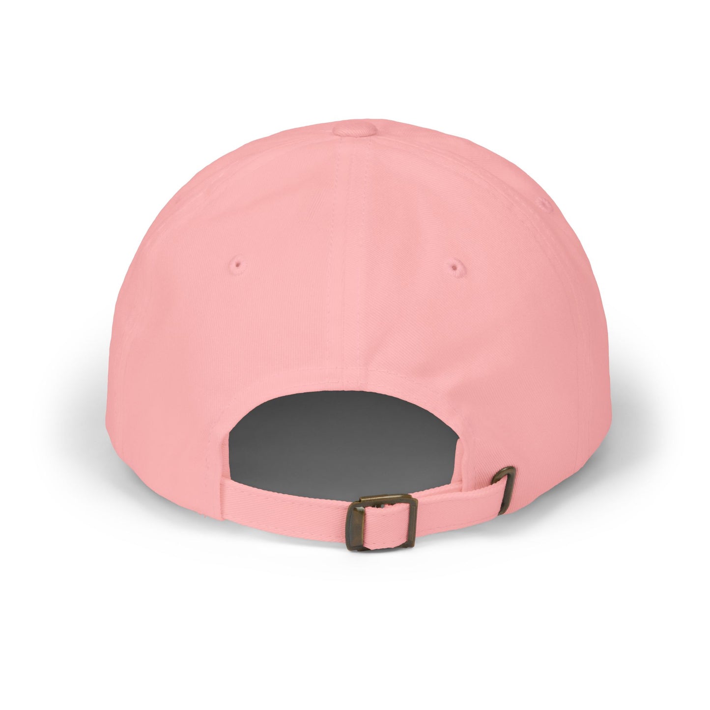 Quiet Storm Dad Cap – Minimalist White Baseball Hat with Subtle 'QUIET Storm.' Text