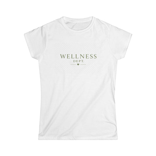 Wellness Dept. Women's Tee — Self Care Graphic T-Shirt