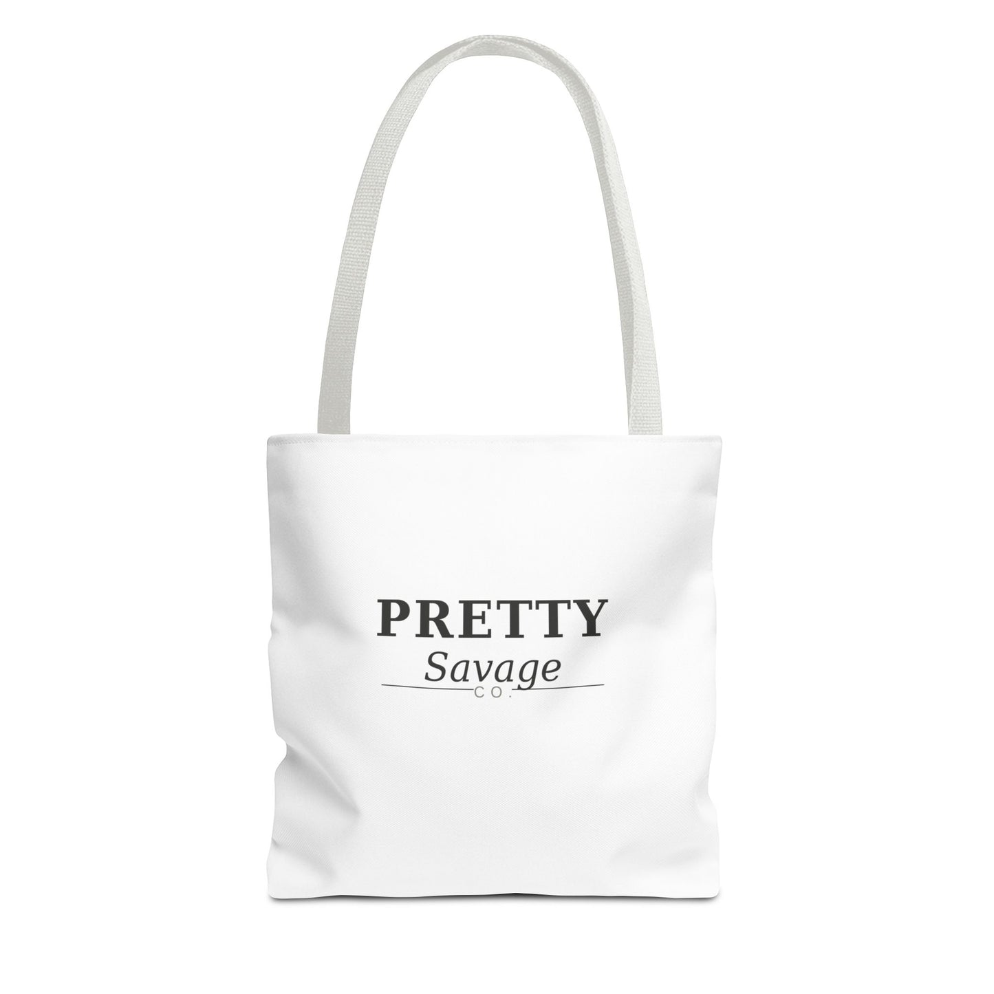 Pretty Savage Tote Bag – Minimal Chic Canvas Beach & Everyday Carry