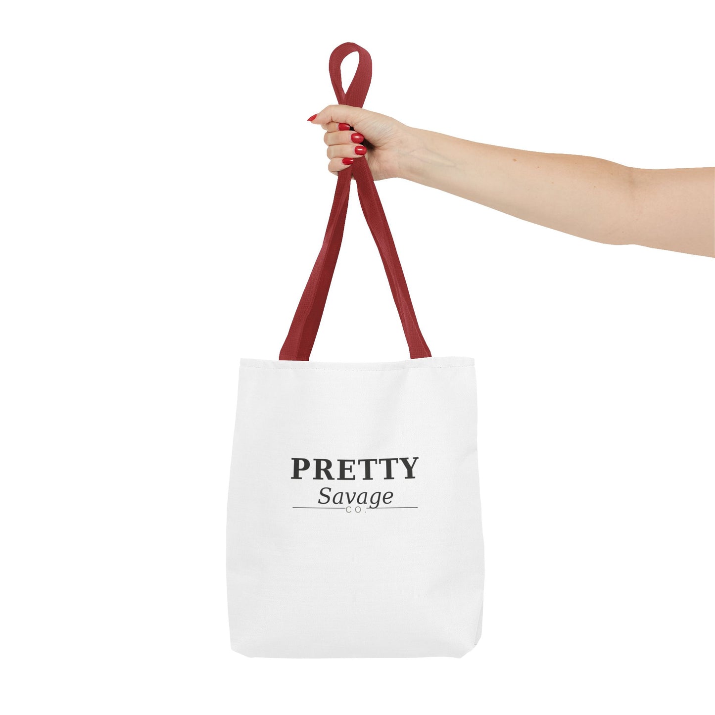Pretty Savage Tote Bag – Minimal Chic Canvas Beach & Everyday Carry